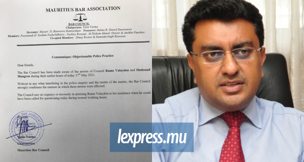 Mauritius Bar Council denounce lawyer's arrest as 'unacceptable'
