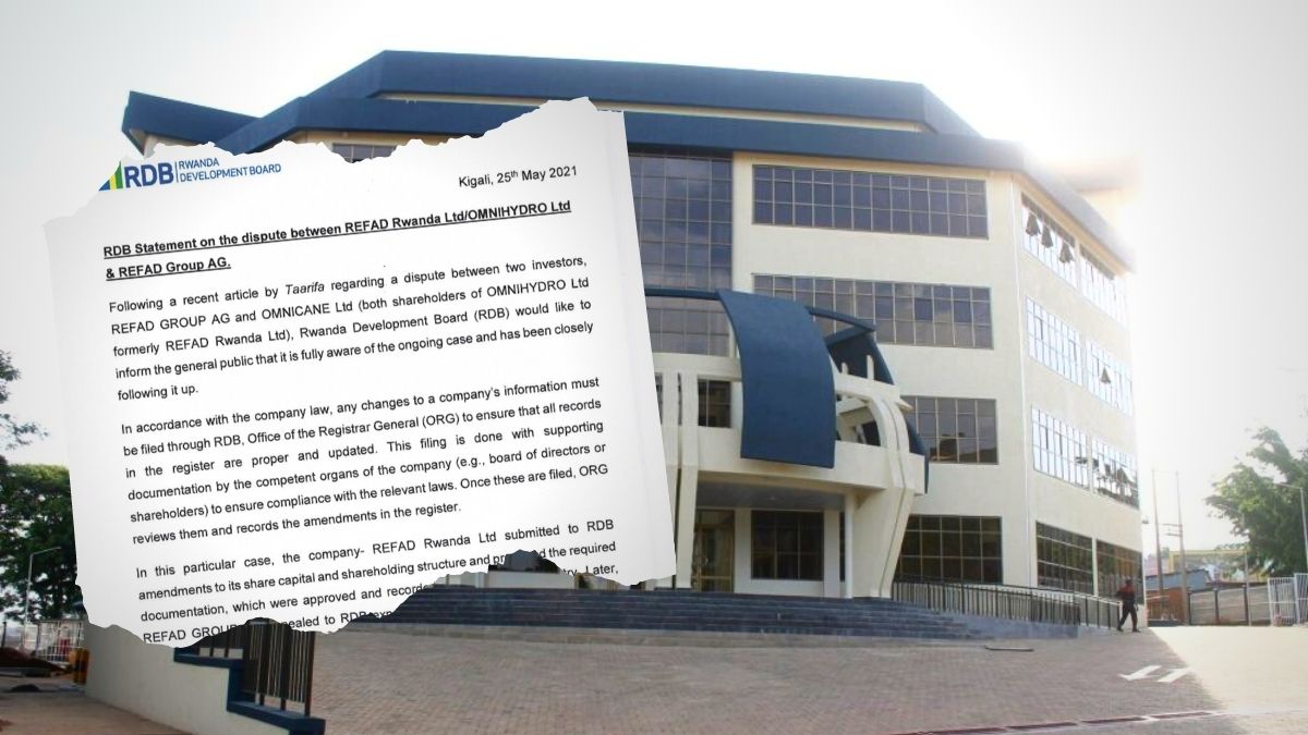 Omnicane accused of disregarding directives of Rwandan Court, Development Board