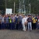 Workers protest at CIEL factory over fears of closure