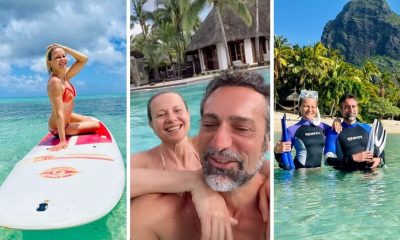 Italian celebrity couple elated about Mauritius vacation