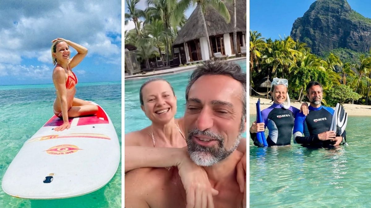 Italian celebrity couple elated about Mauritius vacation