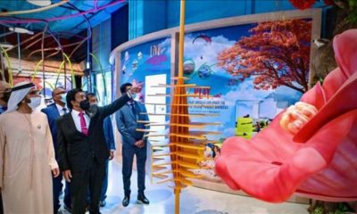 Dubai ruler visits Mauritius pavillon at Expo2020