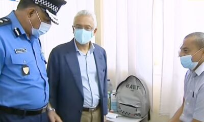 PM visits police officer injured during protests