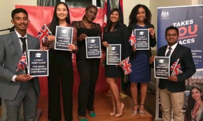 Six Mauritians to study in the UK on fully-funded Chevening Scholarship