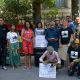 Mauritian diaspora protests outside India embassy over Agalega