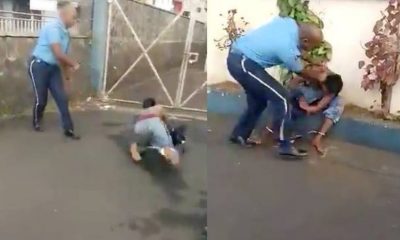 Handcuffed teenager thrown on ground by cop, sprayed with tear gas