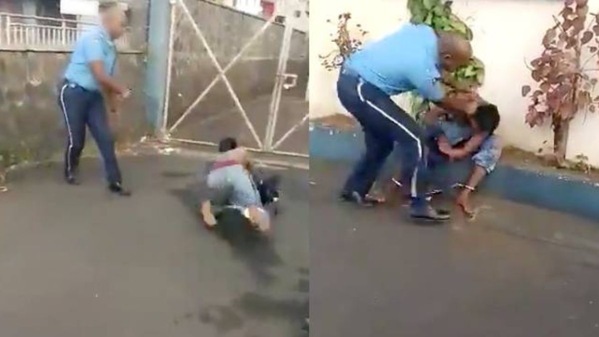 Handcuffed teenager thrown on ground by cop, sprayed with tear gas