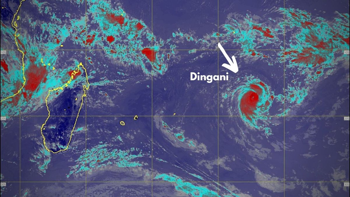 Tropical storm Dingani is 1,300kms away: Mauritius safe for now…