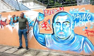 Mauritius artist arrested for drawing a fresco of local political dissident