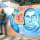 Mauritius artist arrested for drawing a fresco of local political dissident