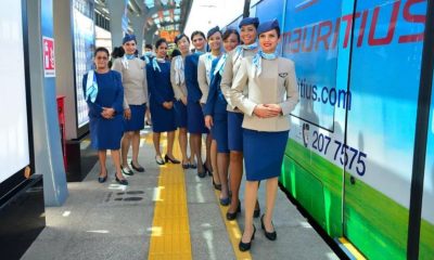 Air Mauritius Cinderellas: Shoes Not Included in Hostess Uniforms!