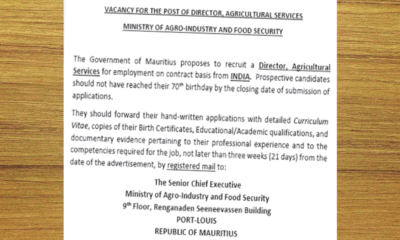 Controversy: Mauritius to Restrict Recruitment of Director From India Only