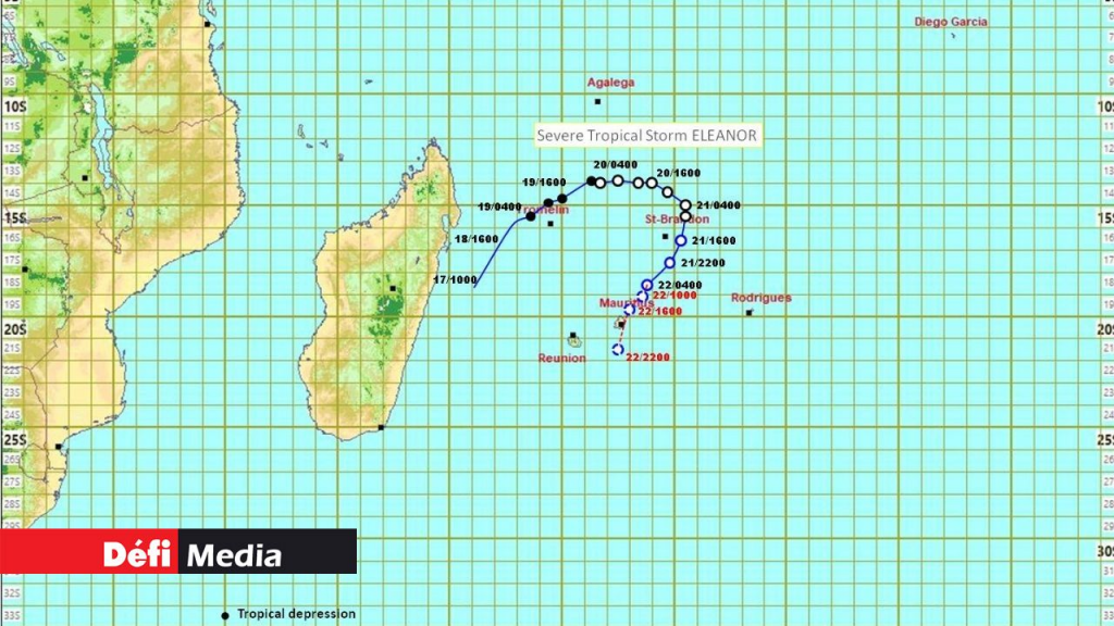 Eleanor's Fury: Cyclone Alert 3 Sweeps Mauritius Coast