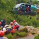 7 Cascades: French Man Rescued by Helicopter Squad