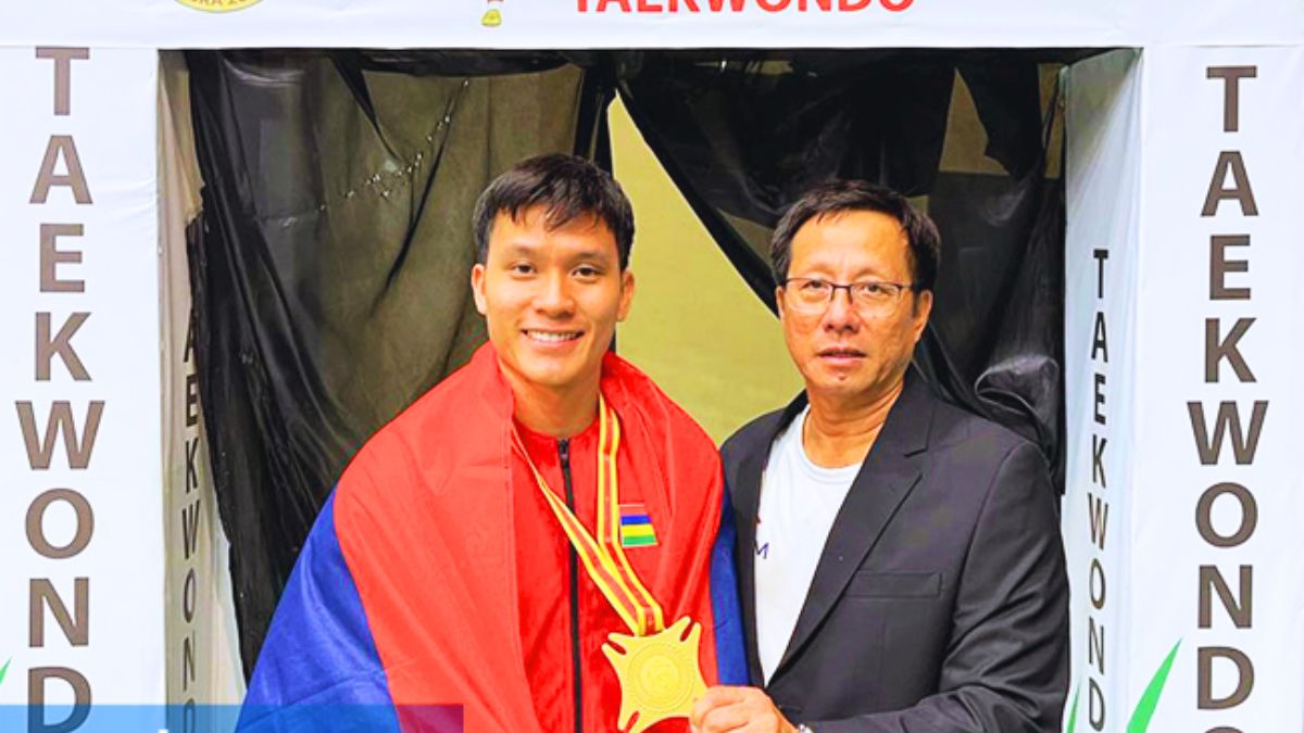 Taekwondo: Mauritian Sheldon Yan Too Sang Clinches Gold Medal
