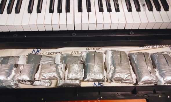 Hashish Hideout: 903g Drug Discovered in Piano