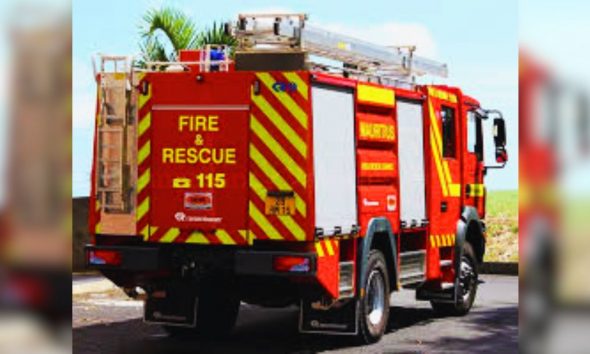 SSR International Airport Honours Firefighters with Dramatic Live Display