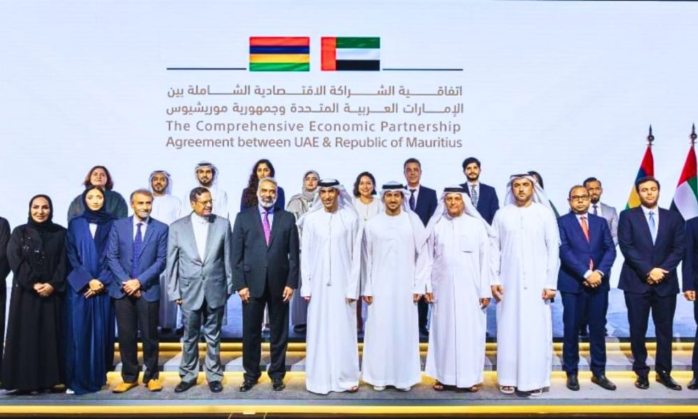 United Arab Emirates and Mauritius Ink Trade Deal