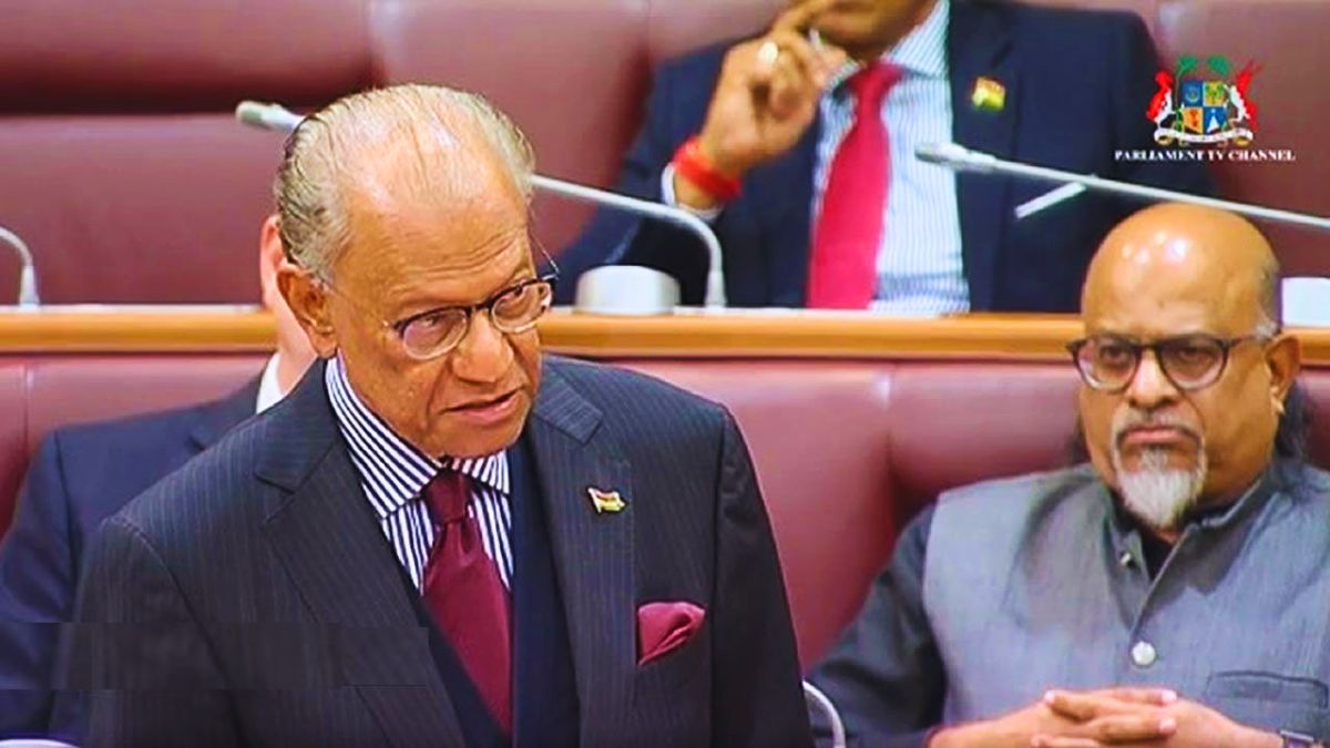 Parliament: Navin Ramgoolam Explains the Rising Interest Rates