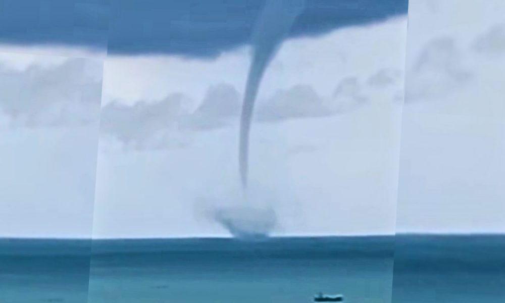Breathtaking Marine Tornado Captivates Online Viewers