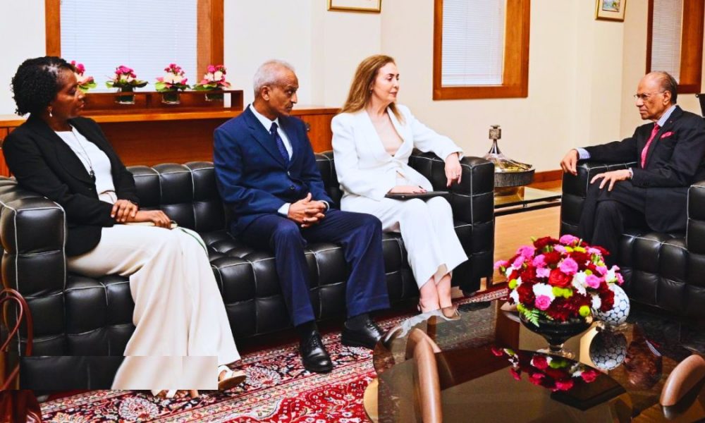 African Bank Delegation & Navin Ramgoolam Discuss Economic Resilience Strategies