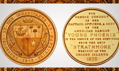 Rare Mauritius Lifesaving Medal Sells for Rs1.2million in UK Auction