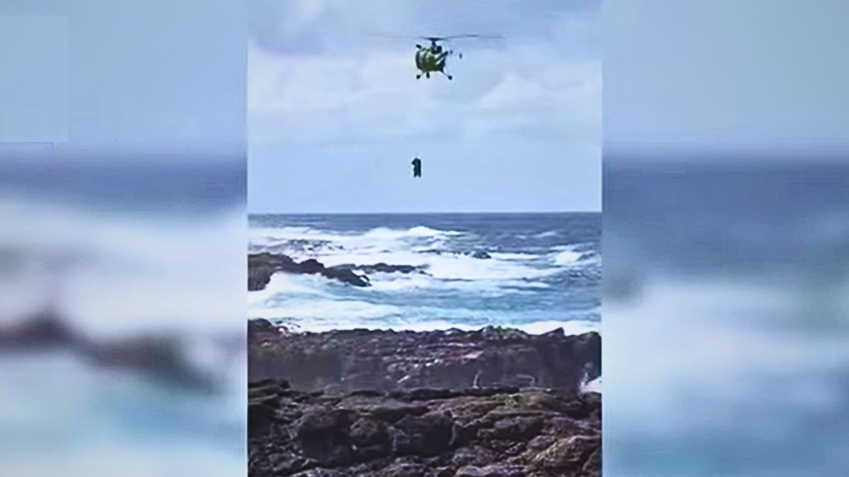 Rescue at 'Natural Bridge': 1 Man Saved by Police Helicopter