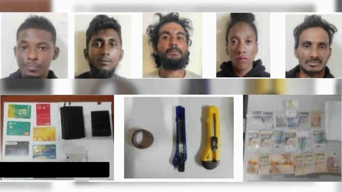 Gang of 5 Targets Tourists and Locals in Grand-Baie Robberies