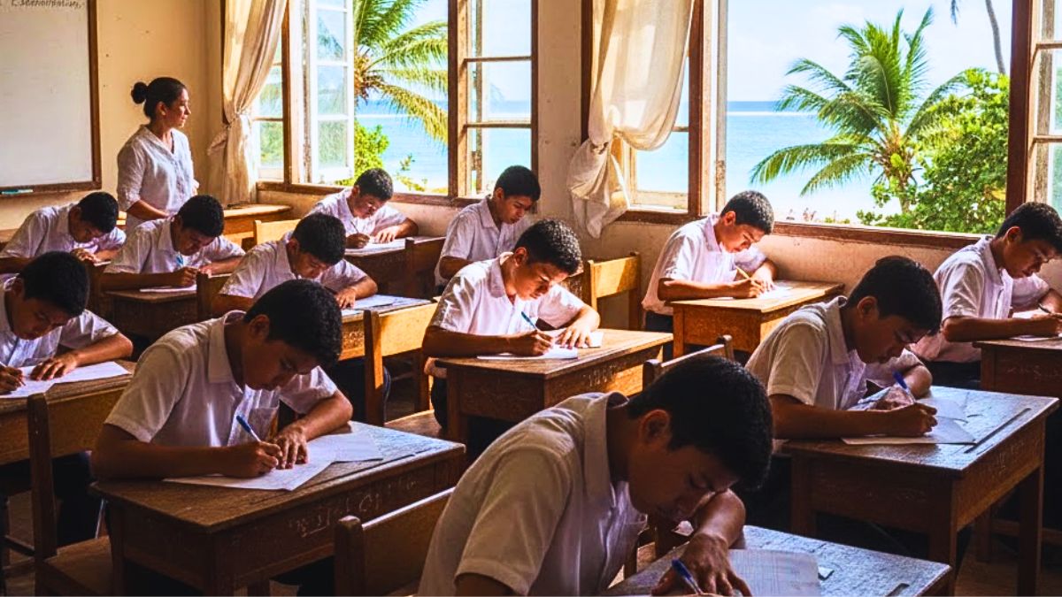 Historic 1st: Agaléga Students Sit Exams on Island, End 100s of Miles of Travel
