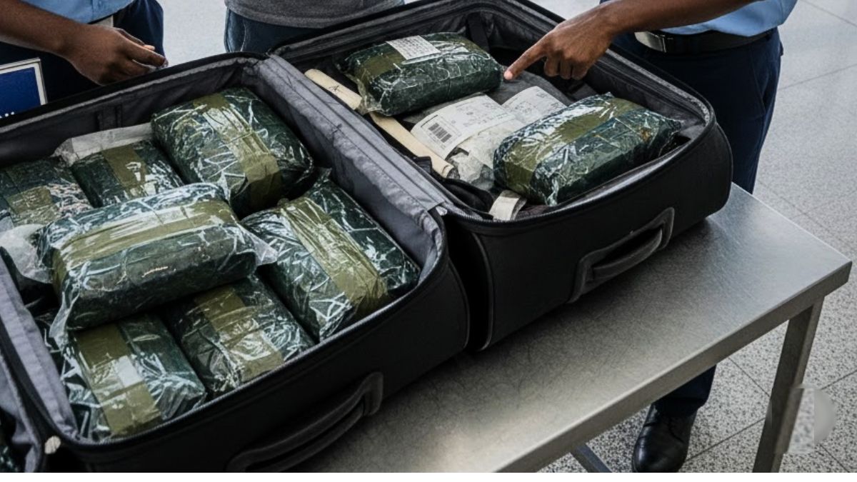 British Arrested at SSR Airport After Customs Seize Rs 15.7 Million of Cannabis