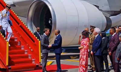 President Macron Arrives in Mauritius for 24-Hour Official Visit