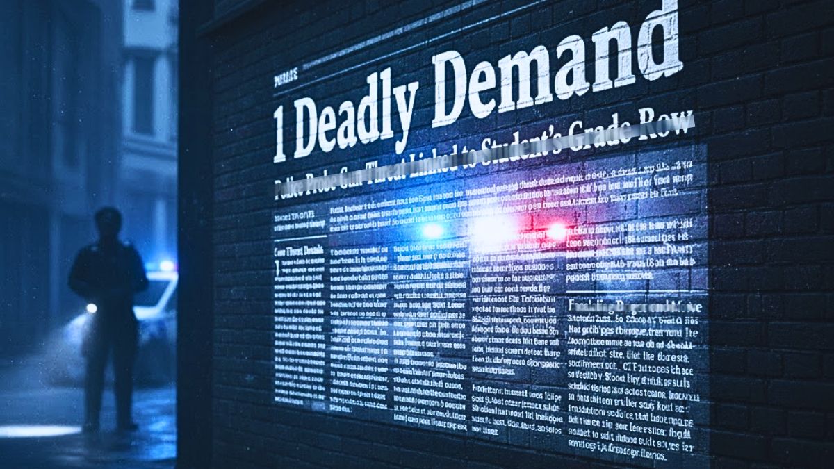 School Shooting Threat Linked to Grade Demands: Police Investigate Email