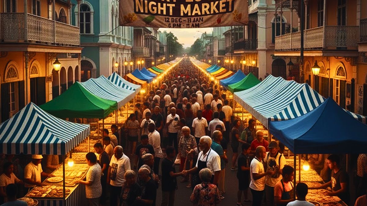 6 PM Start, 1 AM Close: 50 Port Louis Vendors Cheer 1 Month Night Market Deal