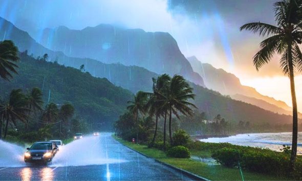 Mauritius Braces for 2 Metre Swells as Moderate Showers Move across West