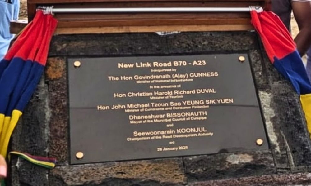 New Bypass Road Connects La Vigie and Flic-en-Flac from Thursday, 29 January