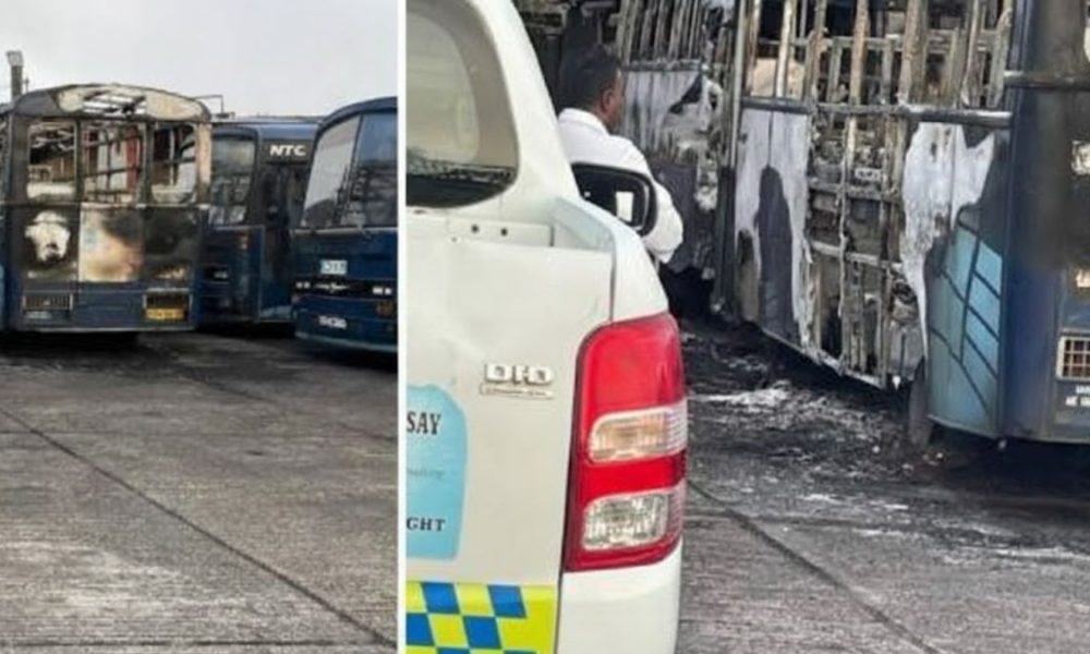 5 Buses Hit as Fire Rips Through CNT Depot in Forest-Side