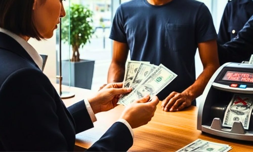 Police Hunt Suspect After Bank Machine Rejects Counterfeit US Dollar Notes