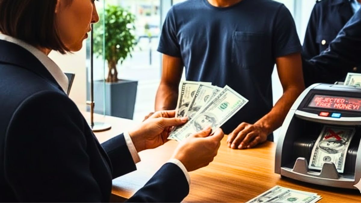 Police Hunt Suspect After Bank Machine Rejects Counterfeit US Dollar Notes