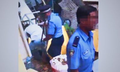 Footage Shows Police Officer Striking 25-Yr-Old Suspect Following Corrosive Fluid Attack