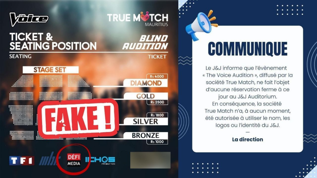 Over 100 Victims Targeted in Mauritius by Fraudulent The Voice Audition Scam Over 100 Victims Targeted in Mauritius by Fraudulent The Voice Audition Scam