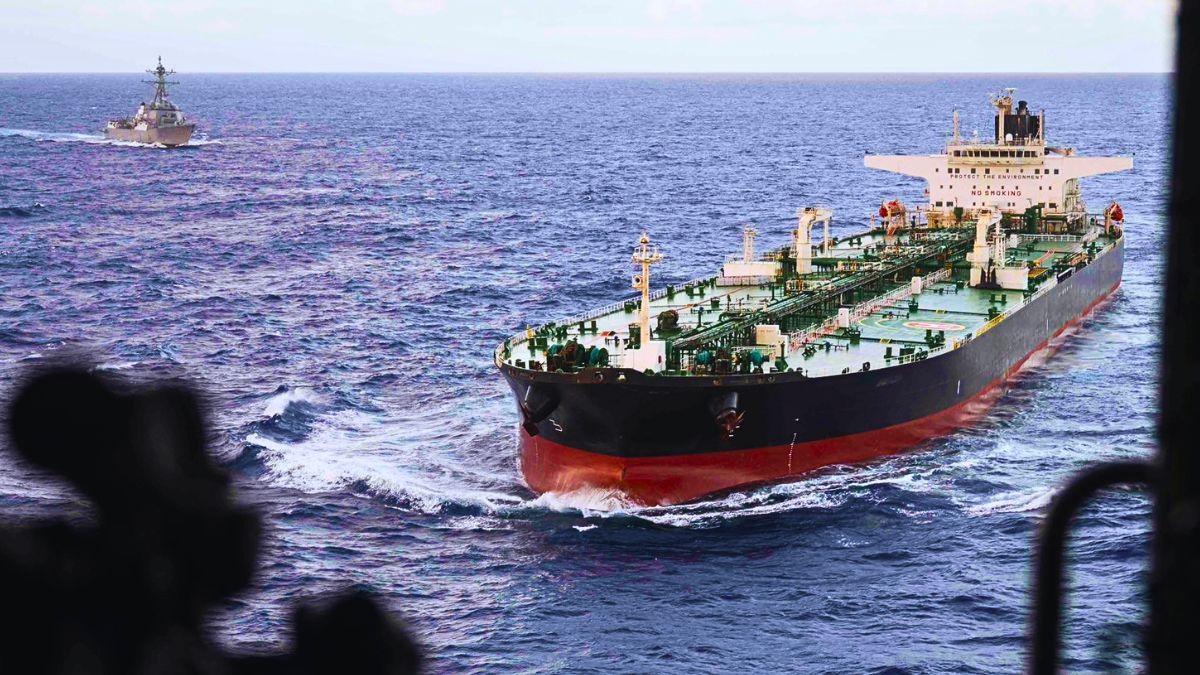 US Navy Intercepts Tanker in Indian Ocean after Pursuit from the Caribbean