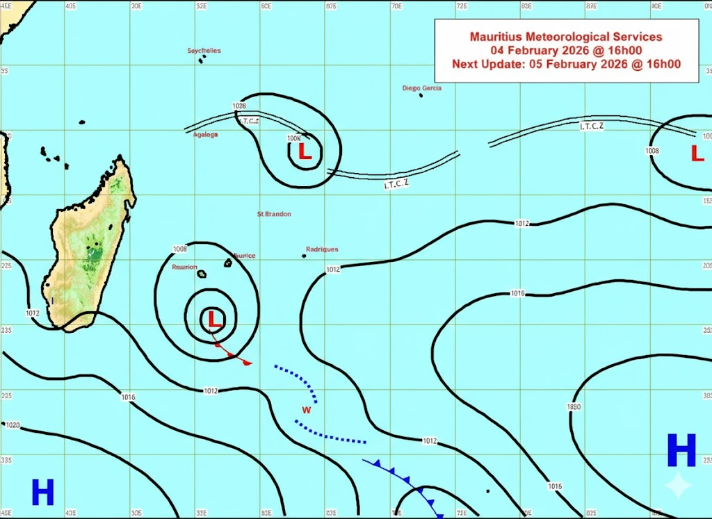 Tropical System 600km East of Agalega to Hit the Mascarenes this Saturday Tropical System 600km East of Agalega to Hit the Mascarenes this Saturday