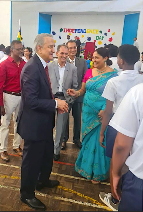 Dawood Rawat Joins 58th Independence Day Events at Prof. Hassan Raffa SSS