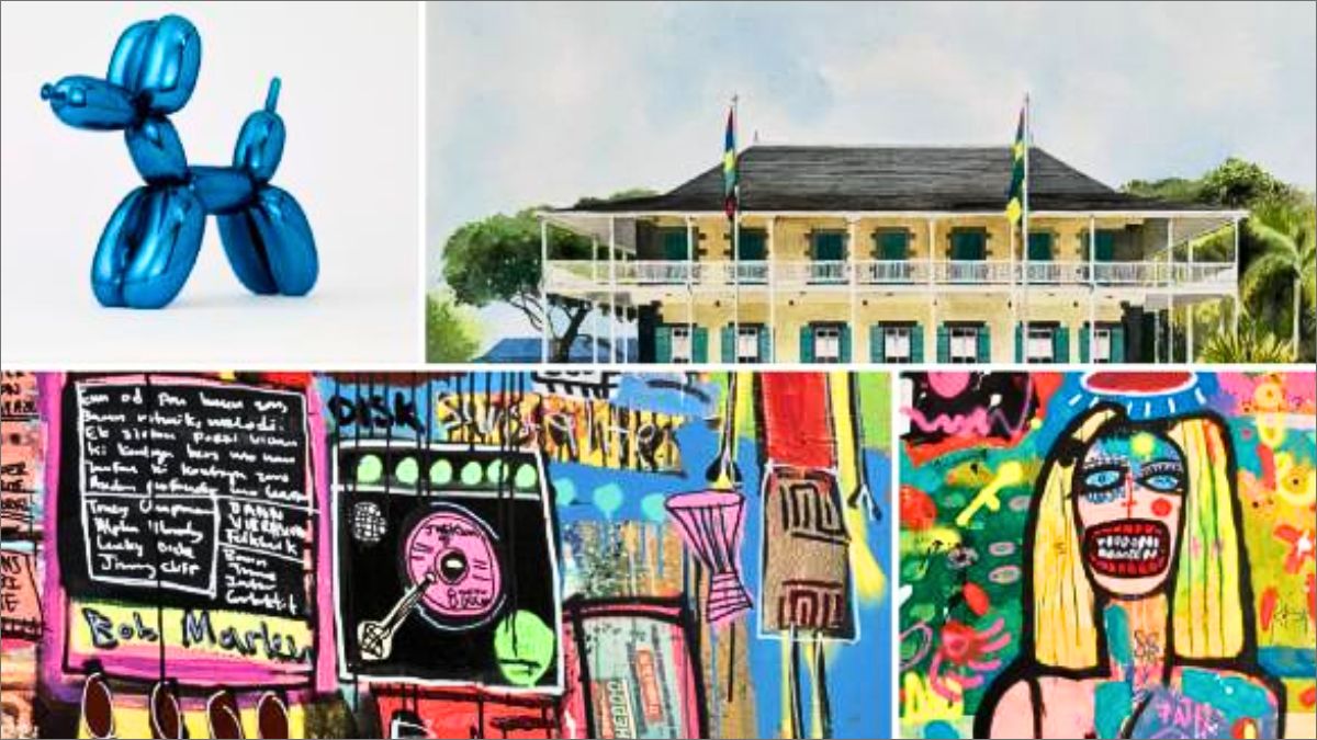 5 Local Artists Feature With Jeff Koons at New Adamah, Caudan Arts Gallery