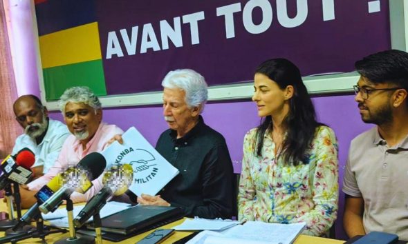 Bérenger Unveils New Political Movement: 'Konba Militan Progresis' Launched in Rose-Hill