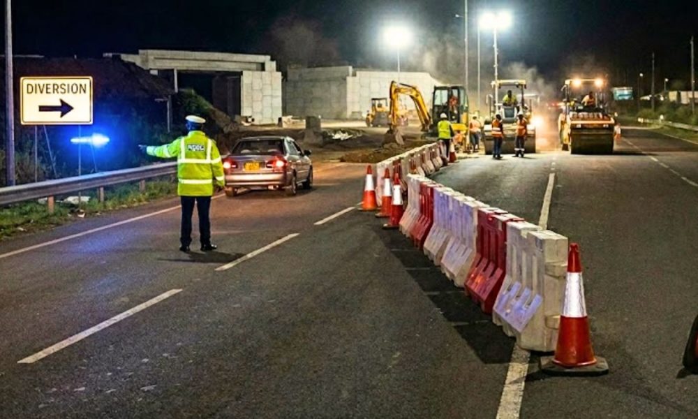 Black River Road A3 to Close for 3 Nights from Tuesday 7 April