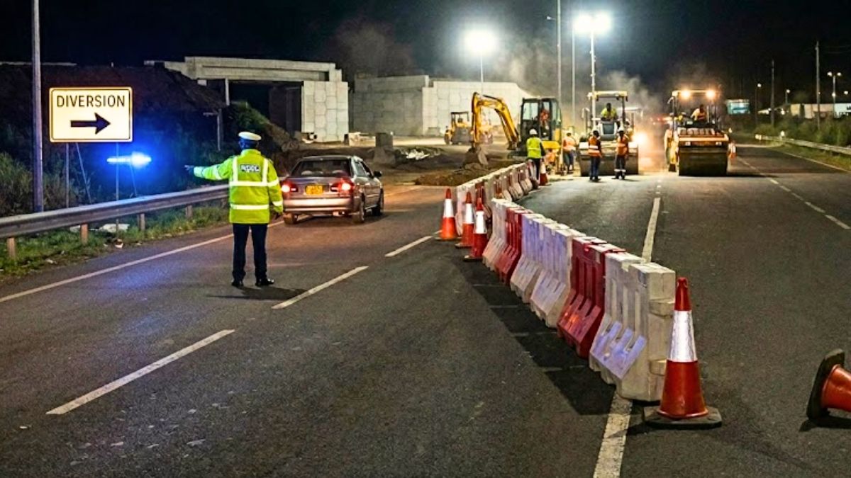 Black River Road A3 to Close for 3 Nights from Tuesday 7 April