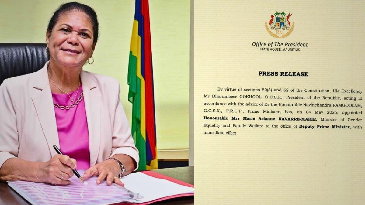 New Deputy Prime Minister Appointed for the Republic