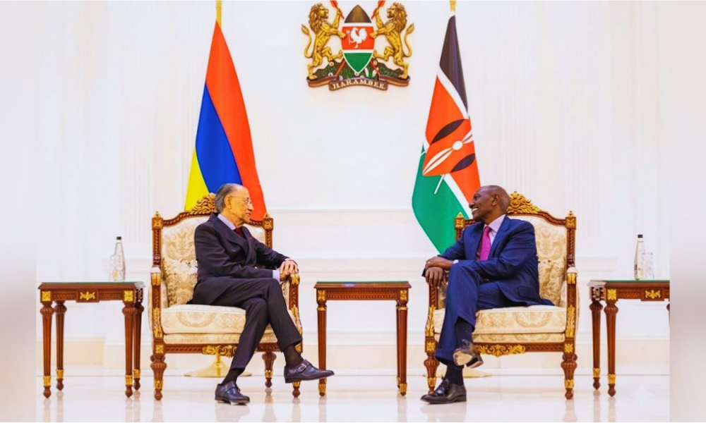 Kenyan President Hosts Mauritian PM to Bolster Economic and Security Ties